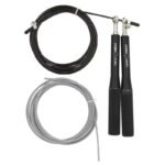 Sports Research Sweet Sweat Speed Rope Black Adjustable 10 ft 23249090182