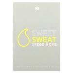 Sports Research Sweet Sweat Speed Rope Black Adjustable 10 ft 23249090182 view 2
