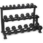 Anvil 3 Tier Hex Dumbbell Rack view 4