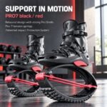 Kangoo Jumps PRO7 Rebound Boots Black Red view 3