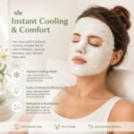 Red Fuzion White Jade Gemstone Face Mask 302870-A view 4