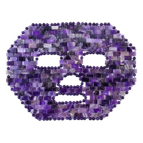 Red Fuzion Amethyst Gemstone Face Mask for Relaxation & Skin Rejuvenation 302870-B