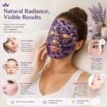 Red Fuzion Amethyst Gemstone Face Mask for Relaxation & Skin Rejuvenation 302870-B view 4