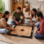 Synco Tournament-Grade Waterproof 42×42 Inch Full-Size Carrom Board 3117620224383 view 3
