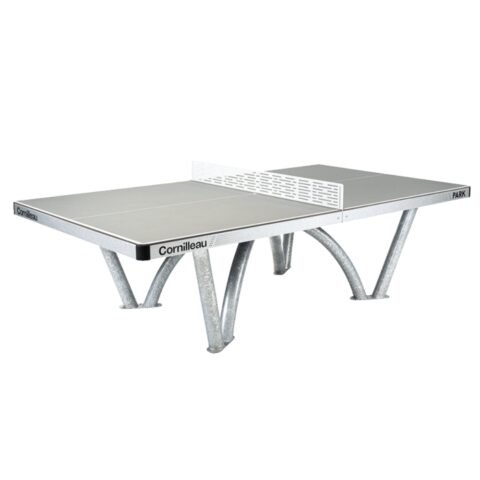 Cornilleau Park Outdoor Table Tennis Table All-Weather, Foldable, Professional Play Grey 3222761271582