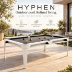 Cornilleau Hyphen Indoor & Outdoor Billiard Table White 19 mm Natural Slate 7 FT 3222762131103 view 2
