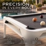 Cornilleau Hyphen Indoor & Outdoor Billiard Table White 19 mm Natural Slate 7 FT 3222762131103 view 4