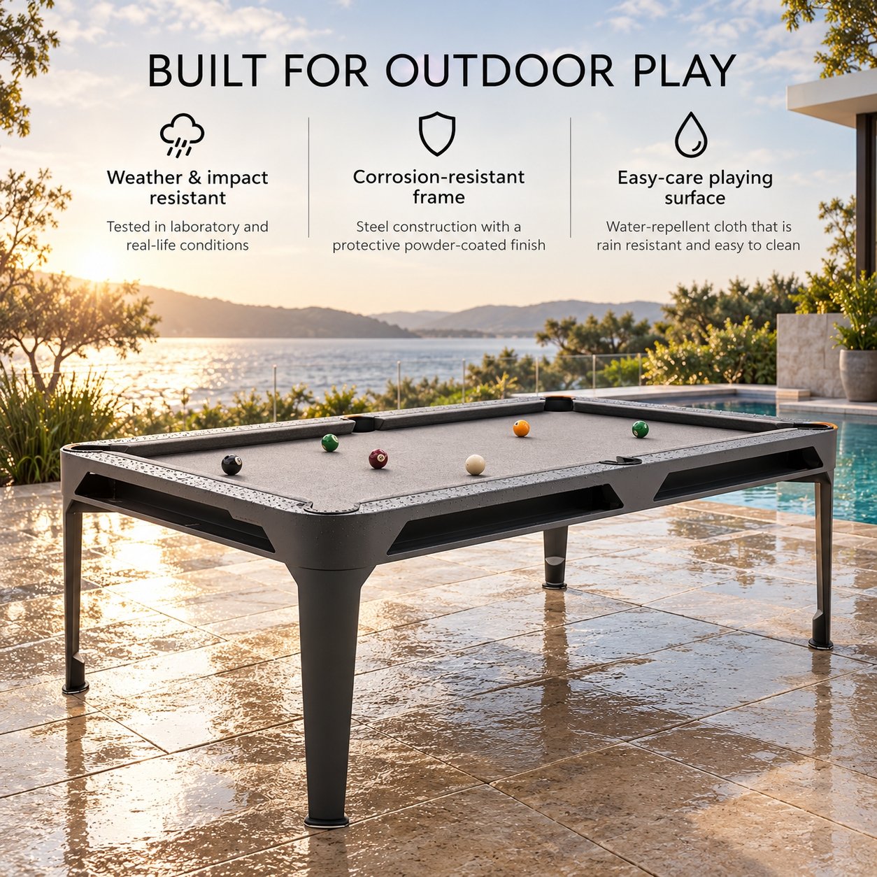 Cornilleau Hyphen Billiard Table view 2