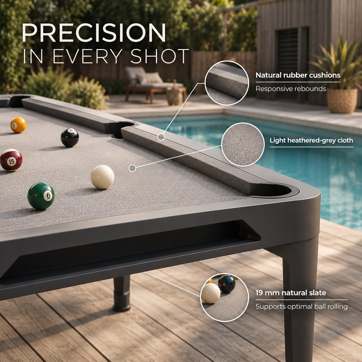 Cornilleau Hyphen Billiard Table view 4