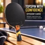 Cornilleau Excell 2000 Carbon Indoor Table Tennis Racket ITTF 6-Star Speed 9/10 3222764120009 view 4