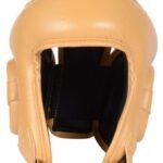 TA SPORT Head Guard Artificial Leather GS-2003 Beige Size S