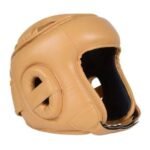 TA SPORT Head Guard Artificial Leather GS-2003 Beige Size S - image 2