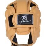 TA SPORT Head Guard Artificial Leather GS-2003 Beige Size S - image 3