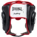 Lonsdale Padbury Leather Head Protection Black/White/Red L/XL 36100247-101 view 2