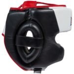 Lonsdale Padbury Leather Head Protection Black/White/Red L/XL 36100247-101 view 3