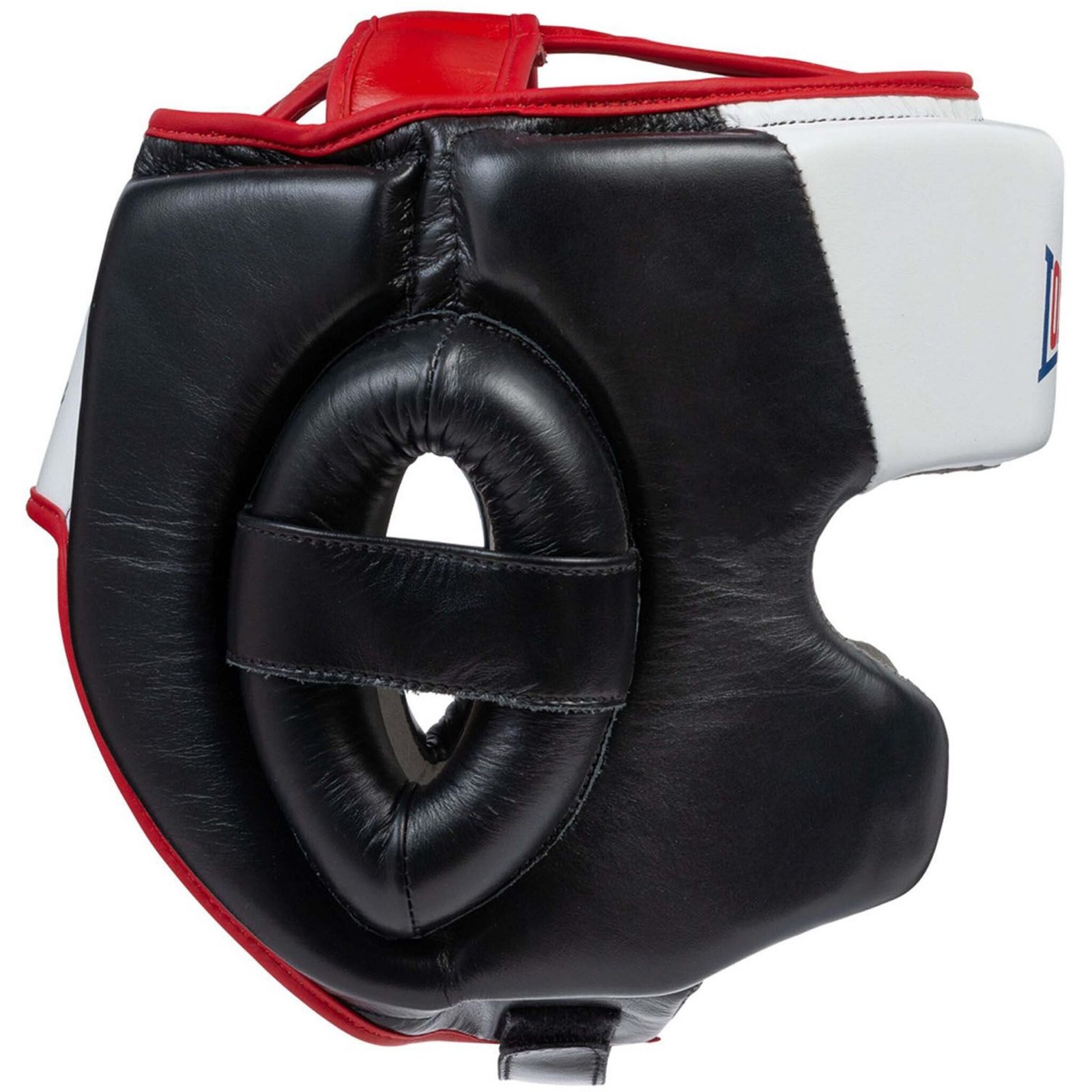 Lonsdale Padbury Leather Head Protection Black/White/Red L/XL 36100247-101 view 3