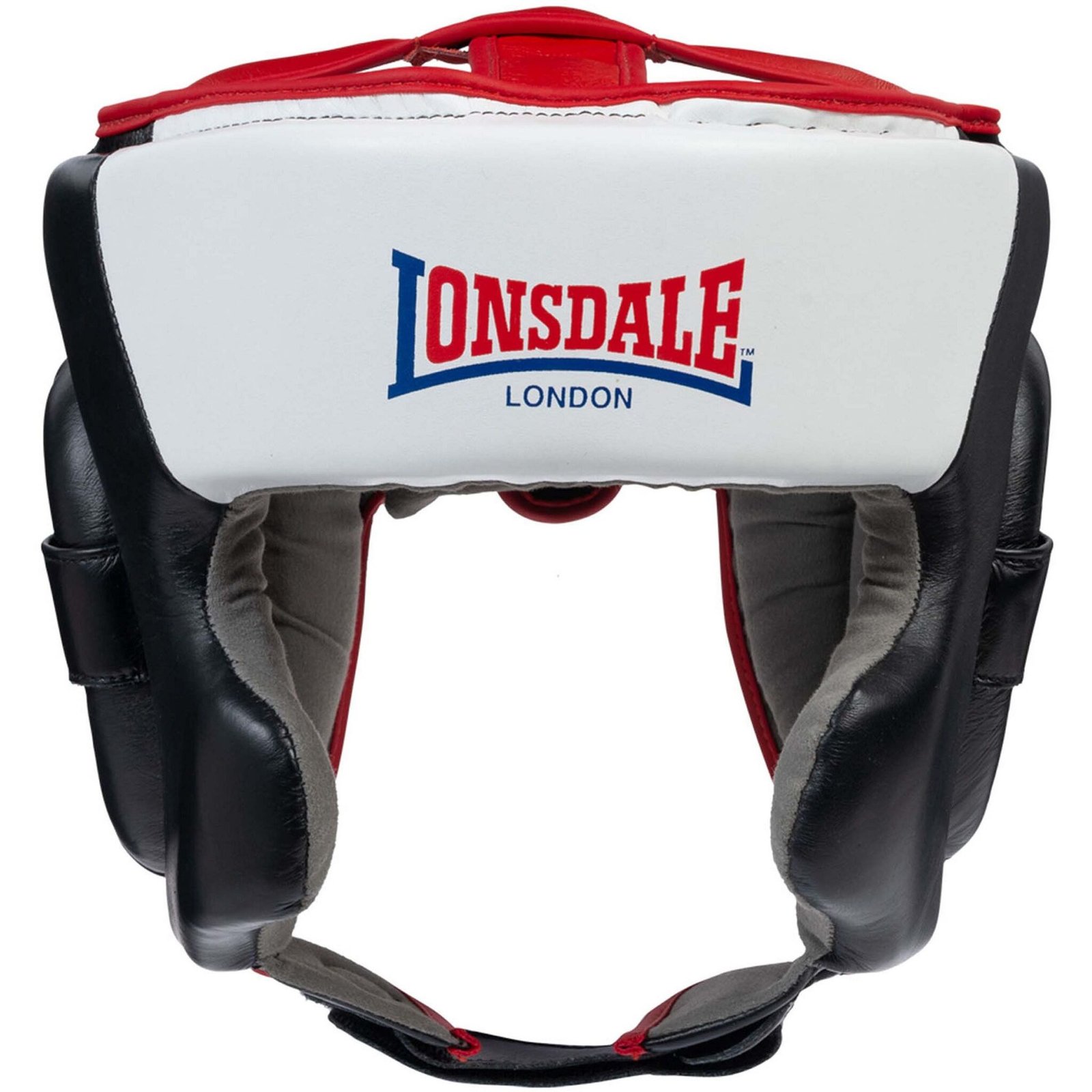Lonsdale Padbury Leather Head Protection Black/White/Red L/XL 36100247-101