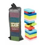 Dawson Sports Wooden Coloured High Tower Game with Carry bag 40-202