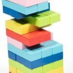 Dawson Sports Wooden Coloured High Tower Game with Carry bag 40-202 view 4
