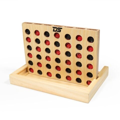 Dawson Sports Wooden Connect 4 Game -A Tabletop Strategy Board Game 40-204