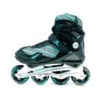 TA Sport JNJ-2067 Adult Inline Skates Black & Green