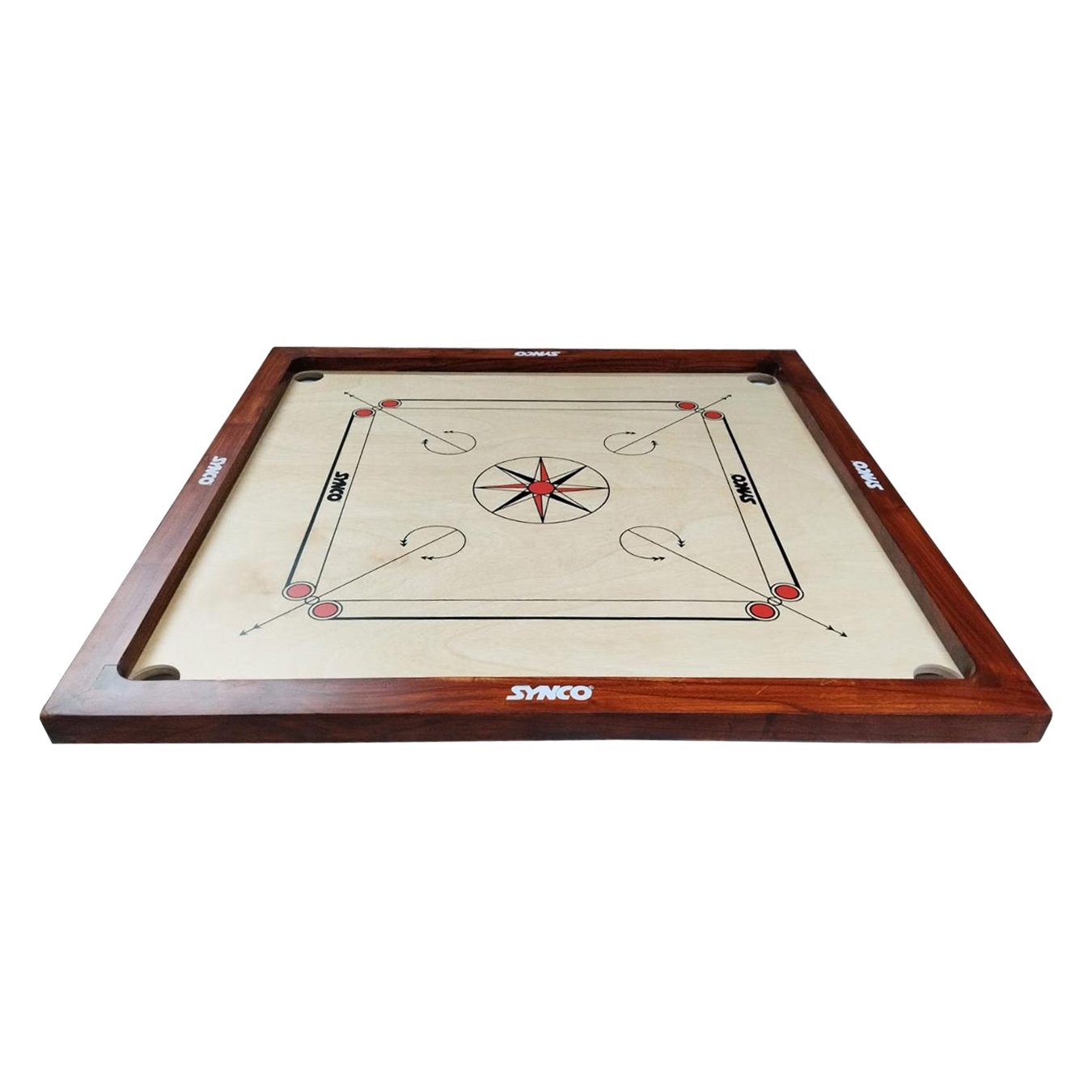 Synco Tournament Quality Waterproof 33×33 Inch Carrom Board 4112025010868 view 2