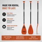 Jobe Rental Paddle Ergonomic SUP Paddle view 3