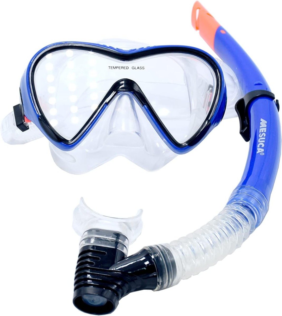 Mesuca Diving Mask & Snorkels For Junior Med12178 Blue