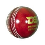 Dawson Sports Premium Match Leather Cricket Ball Red 5-218-R view 2
