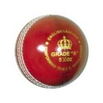 Dawson Sports Premium Match Leather Cricket Ball Red 5-218-R view 3