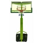 TA Sport Adjustable Basketball Post with Smooth Backboard Light Green 5010126