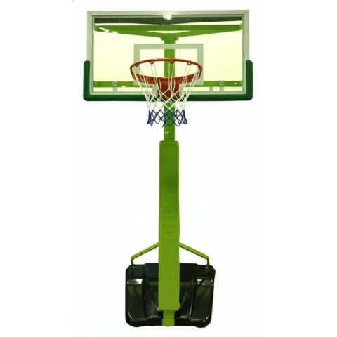 TA Sport Adjustable Basketball Post with Smooth Backboard Light Green 5010126