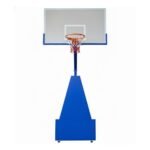 TA Sport PST Style Moveable Basketball Stand with Tempered Glass Backboard 5010161-BLUE