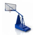 TA Sport PST Style Moveable Basketball Stand with Tempered Glass Backboard 5010161-BLUE view 2