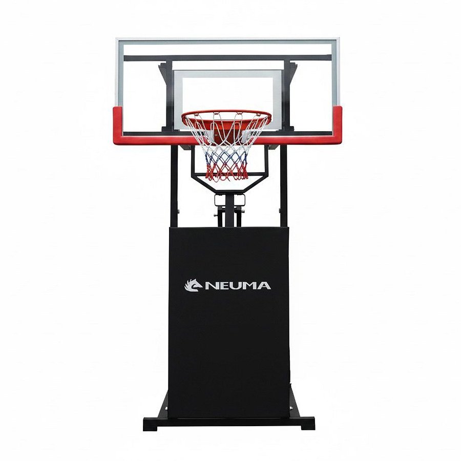 TA Sport NEUMA Adjustable Movable Basketball Hoop with Tempered Glass Backboard 5010167