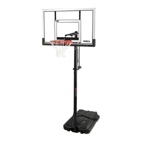 Life Time 52-Inch Portable Basketball Hoop Adjustable & Shatterproof Backboard 5050042-101