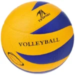 TA SPORT Korea Micro Fiber Volleyball 12 Panel RVBKM12YB Blue/Yellow - image 2