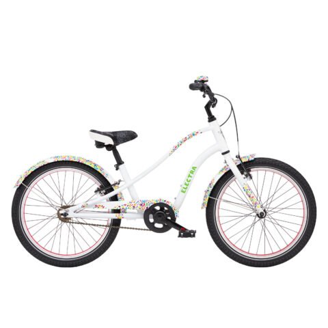 Electra Cats Meow Girls 20-Inch Kids Bike White 5263801-D