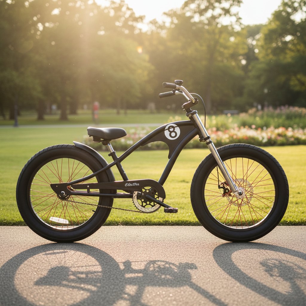 Electra Straight 8 Kids 1-Speed 20-Inch Bike Matte Black 528789-D view 2