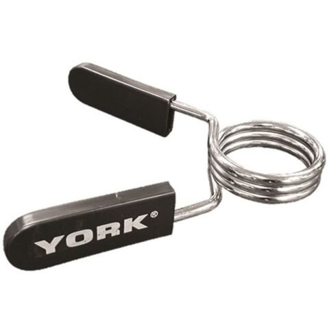 York Fitness 36040 Olympic Spring Collars Silver/Black 54010297-101