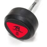 TA Sport LS2033 Rubber Coated Curl Barbell