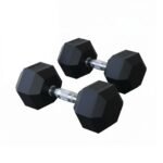TA Sport Hex Rubber Dumbbell Pair 45 Kg 54040758-101 view 2