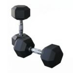 TA Sport Hex Rubber Dumbbell Pair 45 Kg 54040758-101 view 3