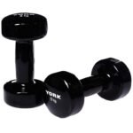York Fitness 1676 Vinyl Dumbbell Pair 5 Kg 54040811-101