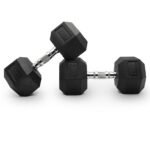 TA Sport Hex Rubber Dumbbells