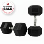 TA Sport Ex Display Hex Rubber Dumbbell Pair