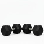 TA Sport Ex Display Hex Rubber Dumbbell Pair view 4