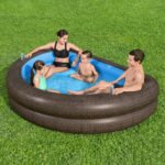 Bestway TruPrint Wicker 2.31 Inflatable Family Pool 54426 view 3