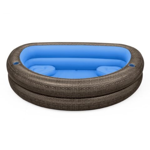 Bestway TruPrint Wicker 2.31 Inflatable Family Pool 54426