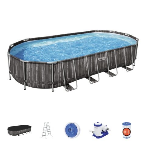 Bestway Power Steel Oval Pool Set 732 x 366 x 122 cm 5611T